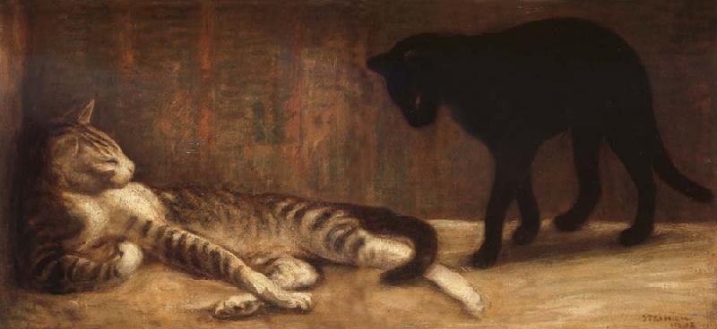 theophile-alexandre steinlen Chat et Chatte